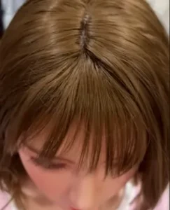 ผมตุ๊กตายางสตาร์เพอร์รี่แบบผมฝังสมจริง