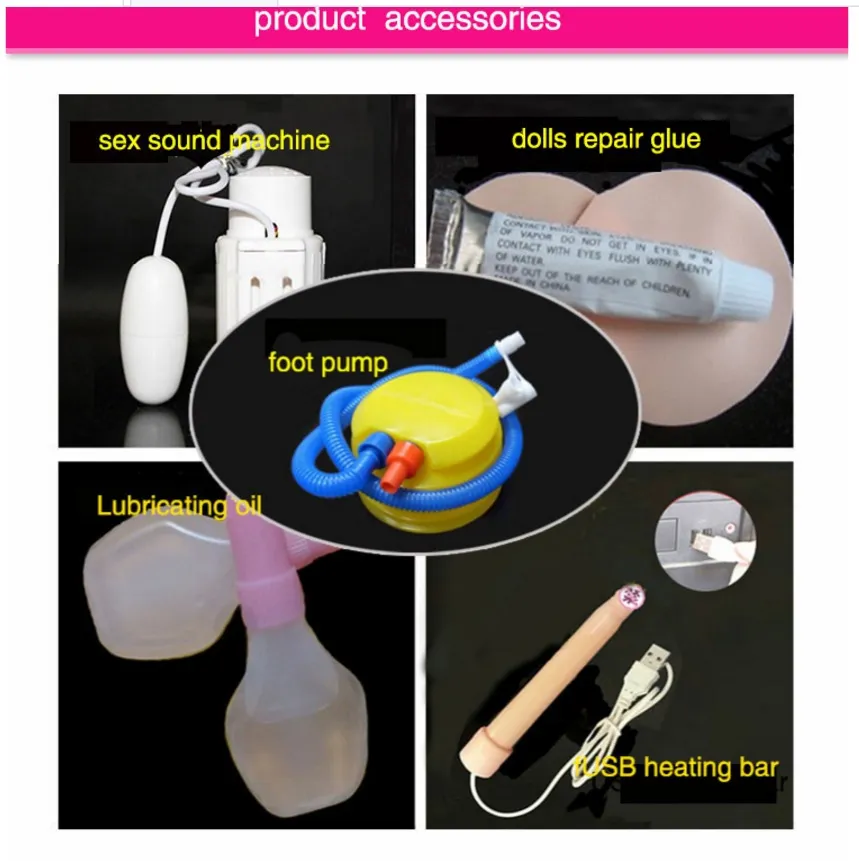 อุปกรณ์เสริมตุ๊กตายางเป่าลม