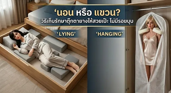 นอนหรือแขวนตุ๊กตายาง